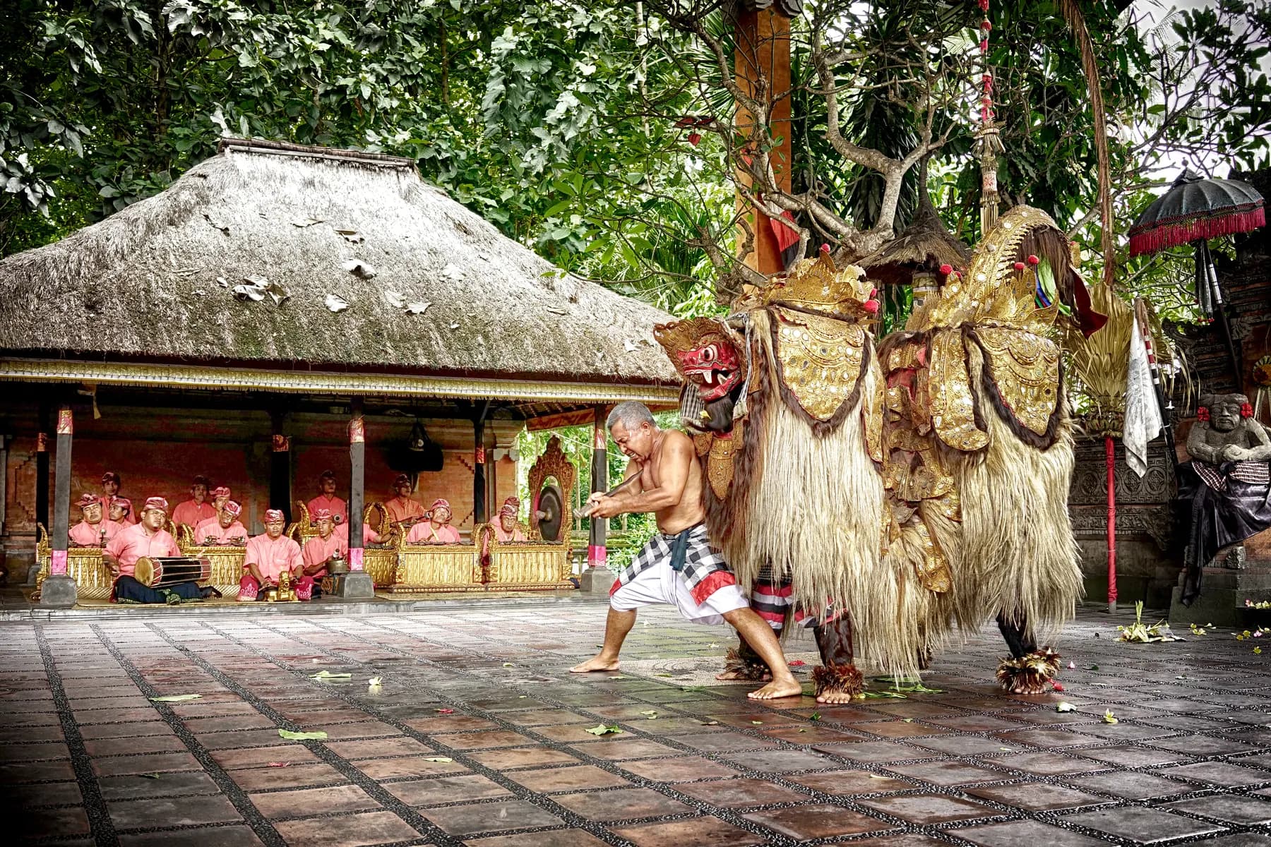 Barong dance performance