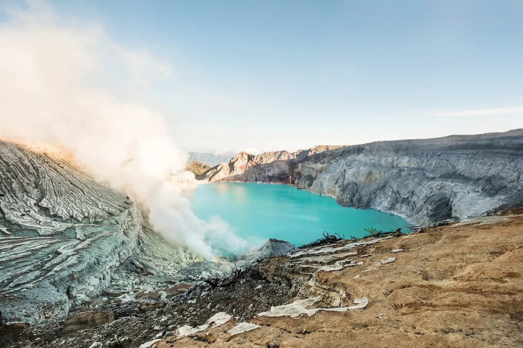 Crater lake of Ijen
