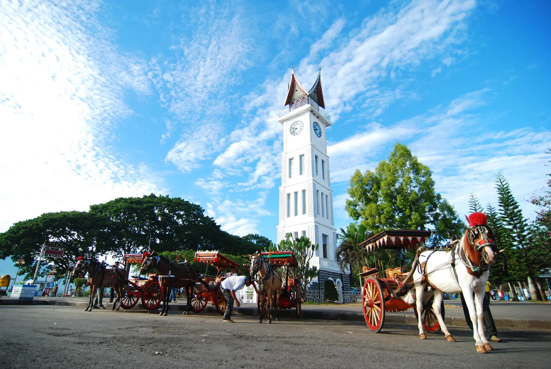 Jam Gadang clock tower in Bukittinggi
