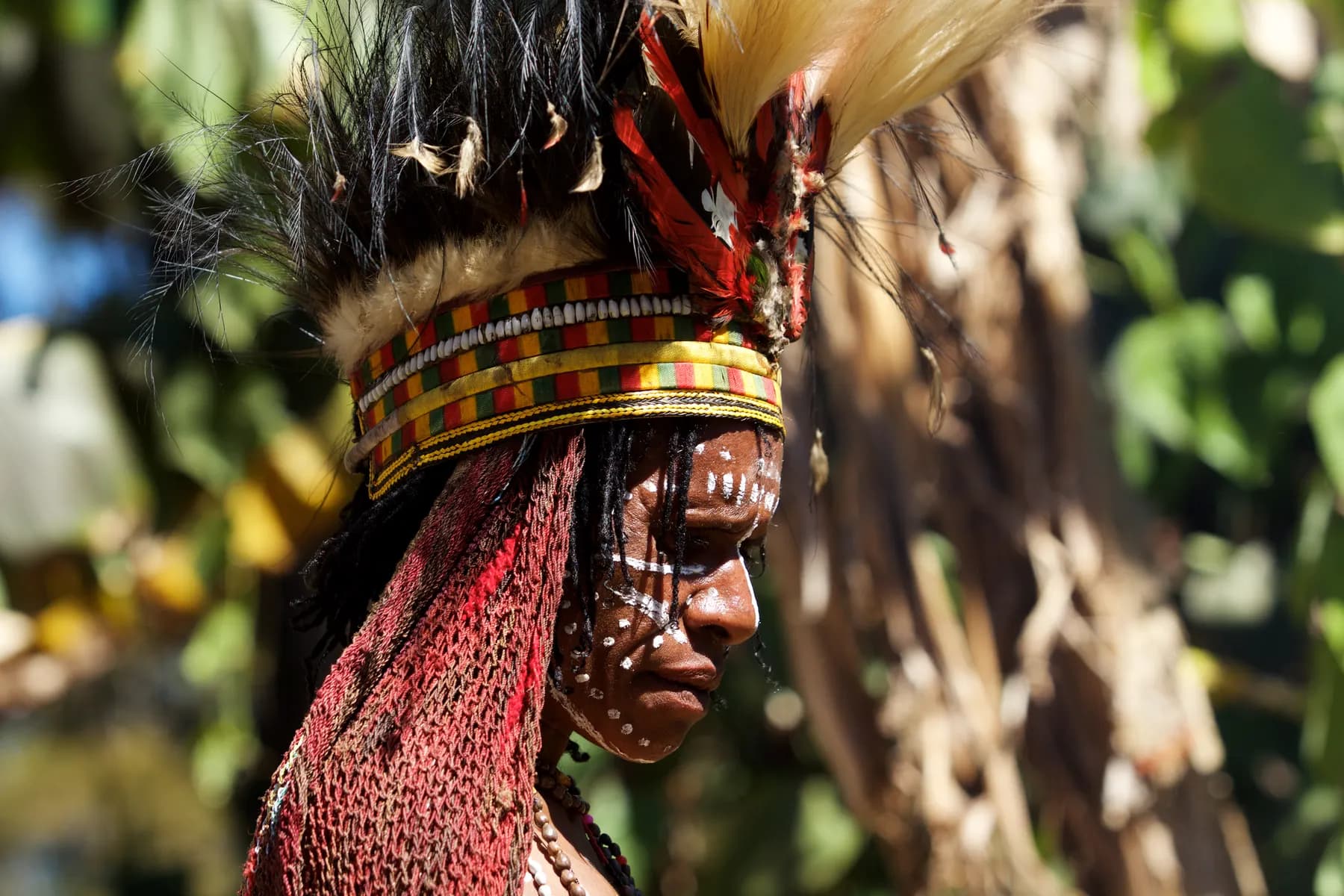 Portrait of a Dani man