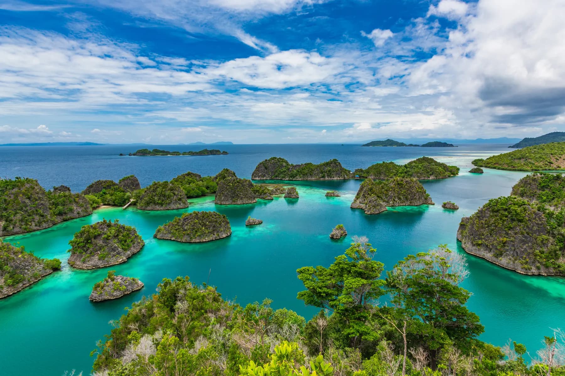 Piaynemo karst islands, Raja Ampat