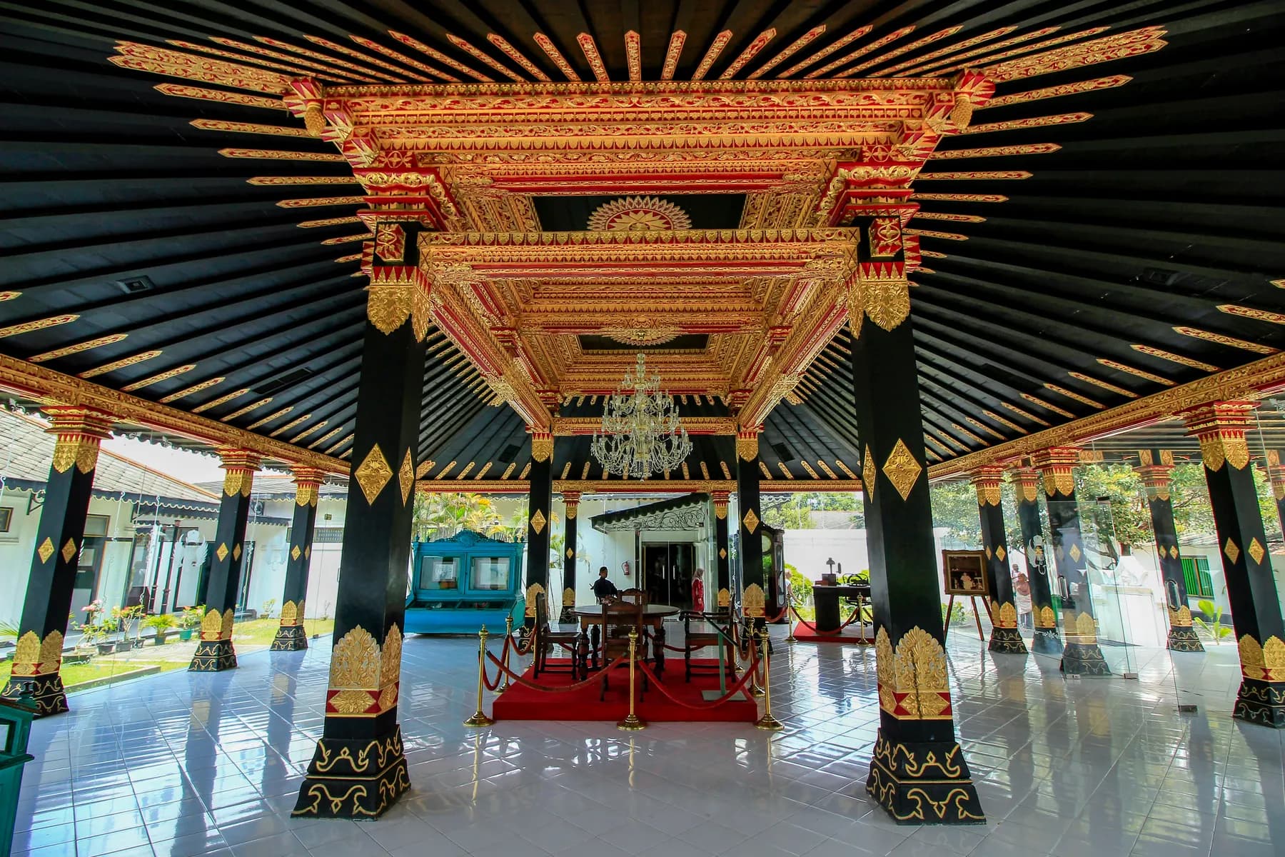 Pavilion in the Yogyakarta Kraton