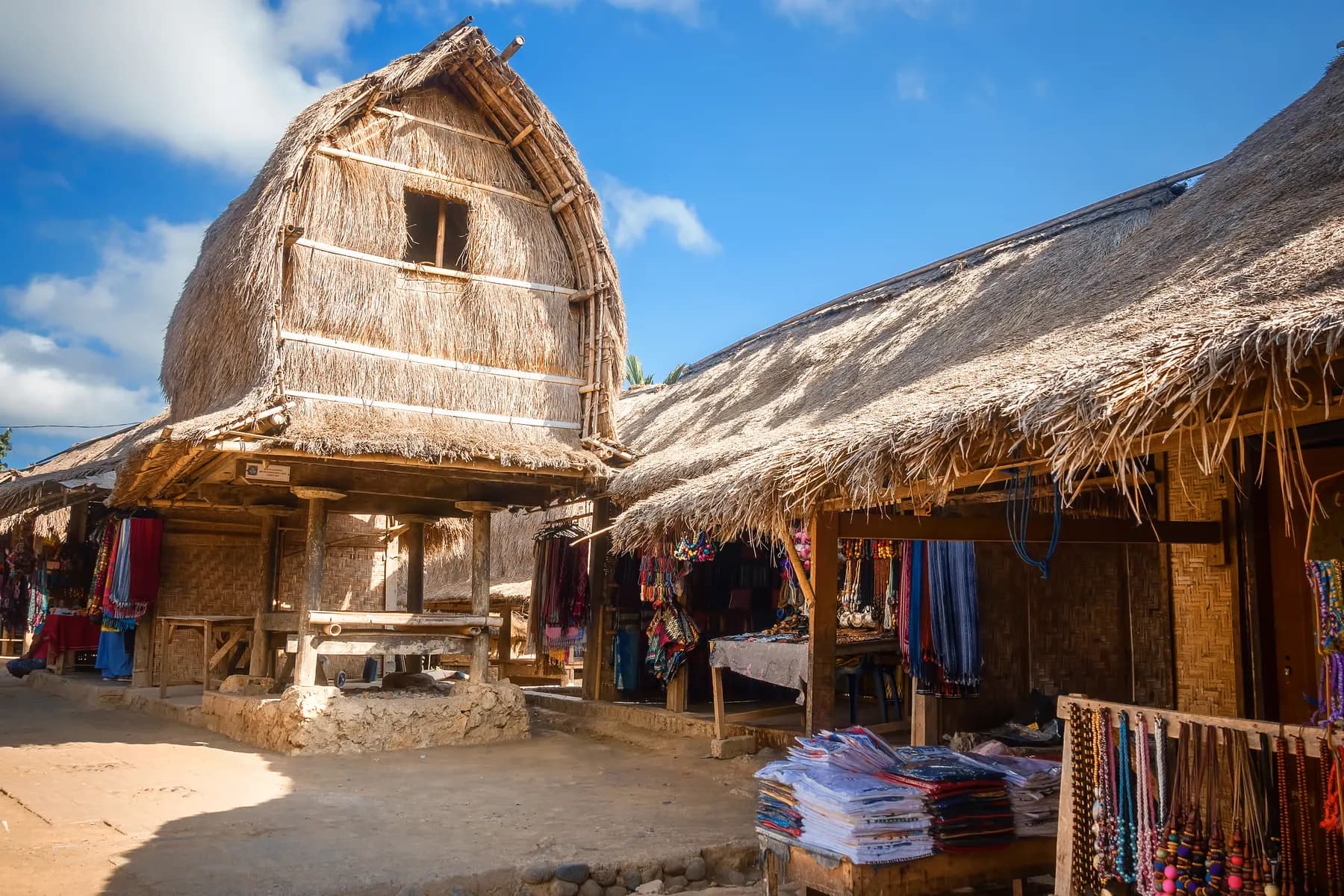 Traditional houses in Sade village