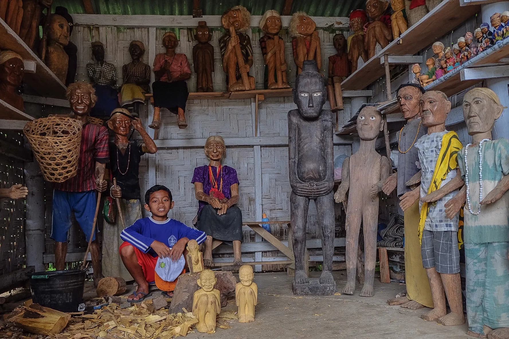 Tau-tau effigies in Toraja