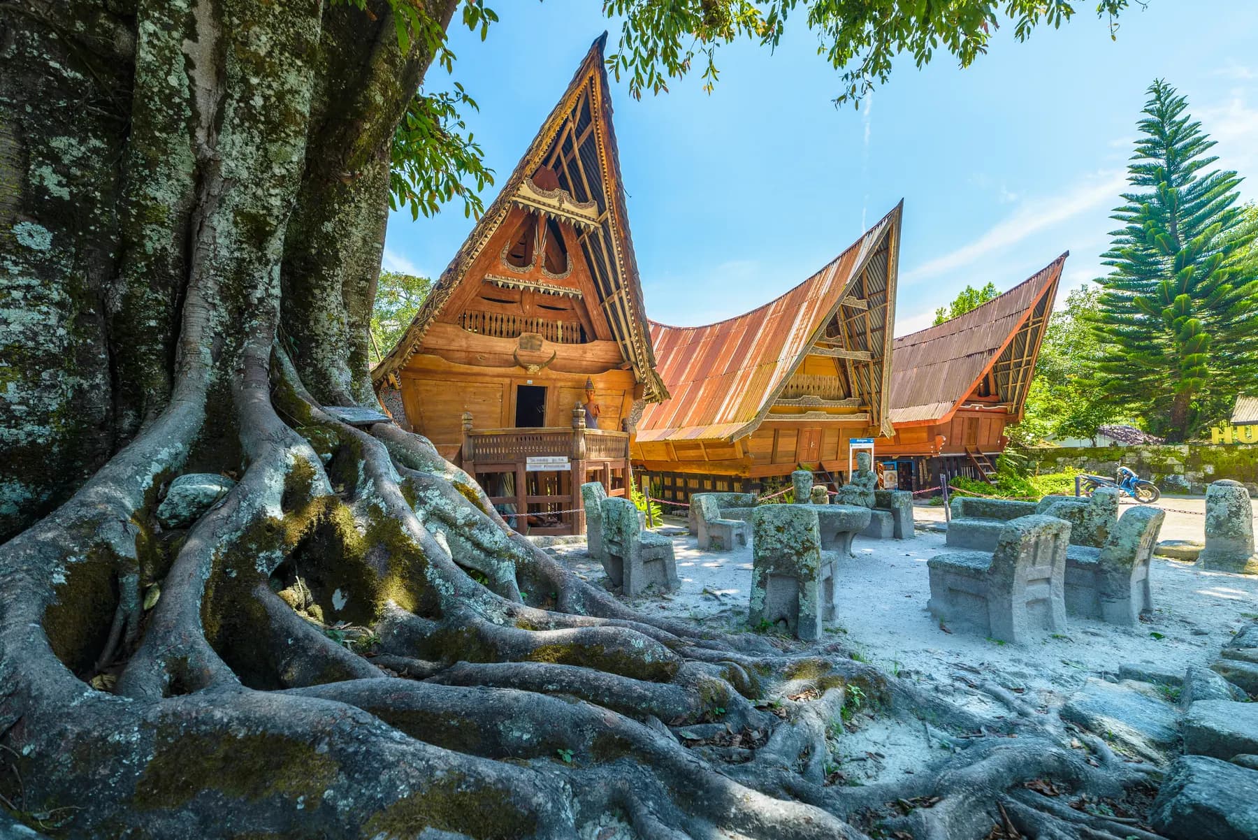 Batak houses on Samosir